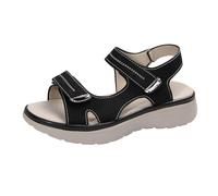 Genérico sandalias barefoot mujer Sandalias Deportivas Mujer Planas Antideslizantes Sandalia Anchas Ortopedicas Deportiva Ergonómicas Respetuosas Trekking Zapatos Horma Ancha Sapatilhas Negro