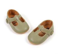 Genérico Sandalias bebé niña primeros zapatos cómodos uso diario primavera verano otoño 0-18 meses calzado casual infantil (Green, 6-12 Months)