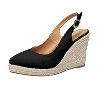Genérico Sandalias Comodas Mujer,Sandalias Caminar Mujer,Zapatillas Antideslizantes,Zapatos Comodos Vestir Plataforma,Zapatos Verano Tacon Bajo