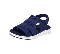 Genérico Sandalias Cómodas Para Mujer Sandalias Para Mujer Planas Cómodas De Verano Zapatos Elegantes De Tacón Estilo Bohemio Veraniego Antideslizantes Y Transpirables Con Punta Abierta Y Tacón Cuña