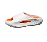 Genérico Sandalias con Plataforma Mujer Comodas de Verano Sandalias Planas Gruesas para Hombres Y Mujeres,Adecuadas para Uso Doméstico Como Al Aire,Zapatos El Cuñas Negras Mujer (White,40)