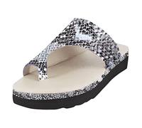 Genérico Sandalias Cuña Mujer Plataforma Zapatos Verano Calzones de Talón Zapatos Gruesos de Los Pies Mujeres Fondo Playa Sandalia Verano Sandalias Mujer Comodas (Balck,43)
