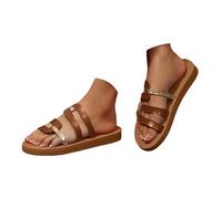 Genérico Sandalias De Cuero Para Mujer Sandalias De Tacón Para Mujer Cuña Goma Cómodas Verano Estilo Bohemio Veraniego Cómodas Antideslizantes Y Transpirables Con Punta Abierta Y Tacón Cuña