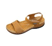 Genérico Sandalias de Cuña Mujer Zapatos Ancho Especial Sandalias de Cuña para Mujer,Verano 2025,con Y Tiras Abiertas,Informales,Cómodas,para Exteriores,Minimalistas (Black,41)