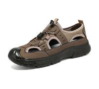 Genérico Sandalias De Hombre - Zapatos de malla informales transpirables de verano para hombre zapatos de senderismo al aire libre con agujeros y un estribo sandalias para hombre