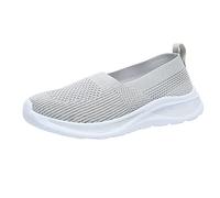 Genérico sandalias de montaña mujer Sandalias Mujer Verano Plano Antideslizantes Sandálias Anchas Ortopedicas Deportivas Ergonómicas Respetuosas Trekking Zapato Horma Ancha Sapatilhas Grey