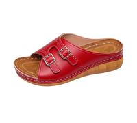 Genérico Sandalias De Mujer Verano Con Cuña, Sandalias Mule de Tacón con Tiras para Mujer Estilo Casual Verano Ideales Uso Interior y Exterior