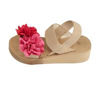 Genérico Sandalias De Verano Con Tacón Para Mujer Sandalias Cómodas Para Mujer De Cuña Verano Zapatos Estilo Bohemio Veraniego Cómodas Antideslizantes Y Transpirables Con Punta Abierta Y Tacón Cuña