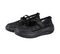 Genérico sandalias de verano mujer Sandalias Mujer Verano Cuña Baja Antideslizantes Sandálias Ancha Ortopedicas Deportiva Respetuosas Ergonómicas Trekking Zapato Horma Ancha Sapatilhas Negro