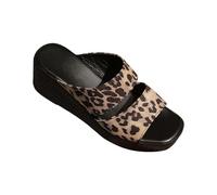 Generico Sandalias de verano para mujer, ortopédicas, cómodas, elegantes, antideslizantes, transpirables, suaves con cuña con punta abierta, zapatos de moda, lavables ligeros, sandalia de casa, gris