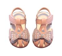 Genérico Sandalias de vestir para niña pequeña, niña, zapatos princesa transpirables, verano, suela blanda bebé Sandalia Mujeres