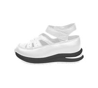 Genérico sandalias deportivas de mujer Sandalias Mujer Comodas Planas Antideslizantes Sandálias Anchas Ortopedicas Deportivas Respetuosas Ergonómicas Senderismo Zapato Horma Ancha Sapatilhas Blanco