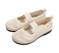 Genérico sandalias ergonomicas mujer Sandalias Mujer Verano Planas Antideslizantes Sandalia Anchas Ortopedicas Deportiva Ergonómicas Respetuosas Senderismo Zapato Horma Ancha Sapatilhas Beige