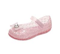 Genérico Sandalias Gelatina Niñas Vestir Cumpleaños Toddler Cosplay Zapatos Verano (27.5 Little Child)