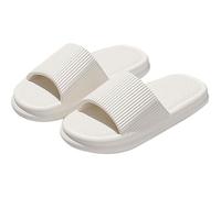 Genérico Sandalias Hombre Confort Último Suela Gruesa Ligera Fácil Limpiar Zapatos Ducha Interior Baño, blanco, 44 EU