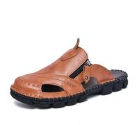 Genérico Sandalias Hombre Verano Deportivas, Sandalias Hombre Piel Elegantes, Sandalia Baotou Zapatos Playa con Huecos Exteriores con Costuras Gran TamañO Zapatillas Sandals Planassandals Mensandalia