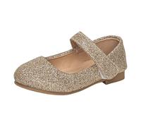 Genérico Sandalias Mary Jane para niñas de caña ligeras ideales ocasiones informales elegantes estilo clásico desde doce meses hasta doce años (Gold, 31.5 Little Child)