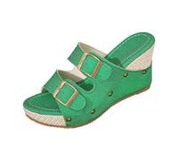 Genérico Sandalias Mujer Barefoot Sin Tiras Verano Cuña, Sandalias Plataforma Planas Ortopédicas Cómodas con sensación de ligereza, casi imperceptibles al caminar todo el día04