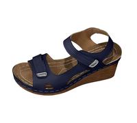Genérico Sandalias mujer calzado casual verano cuña mujer abierto sandalias estilo sencillo preferido por gran cantidad de usuarias mujers