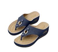 Genérico Sandalias Mujer Chanclas Playa Mujer Calzado Plana Moda Fresco Casual Cómodo Transpirable Suela Antideslizante Resistente Plantilla Antibacteriana Elimina Bacterias y Malos Olores