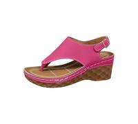 Genérico sandalias mujer comodas,sandalia cuña comoda mujer,Diseño versátil para preparativos de escapadas improvisadas a pueblos costeros cercanos