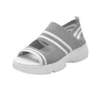 Genérico sandalias mujer comodas,sandalias blancas mujer,Líneas equilibradas para combinaciones con pantalones cortos en paseos playeros habituales_1