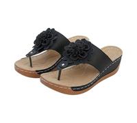 Genérico sandalias mujer comodas,sandalias mujer cuña,Diseño neutro para atuendos de paseos casuales después de visitas a centros culturales