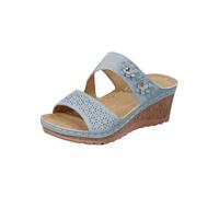 Genérico Sandalias Mujer Con Cómodo De Verano Para Mujer Nuevas Informales Romanas Cómodas Gruesa Tacón Bajo Sandalia Cuña Comoda Piel Zapatos Zapato Comodos Vestir Esparto Plataforma Azul 40
