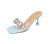 Genérico Sandalias Mujer Con Cómodo Para Damas Tacón Grueso Casual Bohemio Zapatos De Playa Zapatillas Casa Ortopédicas Ortopedicas Comodos Vestir Verano Cuña Barefoot Negras Zapato Ortopedico Azul