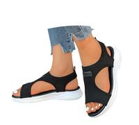 Genérico Sandalias Mujer CuñA,Sandalias De Plataforma CóModas Para El Verano Con Plantilla Suave Y Sandalias Romanas Sin Cordones Para La Playa