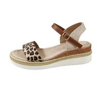 Genérico Sandalias Mujer Moda Punta Abierta Estilo Sandalias Cuña Ligeras Elegantes Frescas Prácticas Para Planes Sencillos Fin De Semana（Negro,36