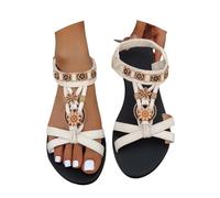 Genérico Sandalias Mujer Planas Comodas Sandalias Comodas Women'S Round Head Thick Bottom Hollow Out Wear Clip Toe Thick Bottom Slope Heel Slippers Sandalia Negra Mujer Playa (Khaki,38)