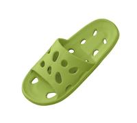 Genérico Sandalias Mujer Planas Comodas Sandalias Confort Zapatillas Antideslizantes 2025 para Hombre Y Mujer,Zapatillas de Ducha Muy Ligeras,Gruesa,de Punta (Green,36)