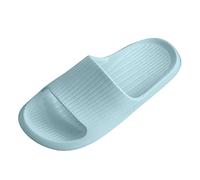 Genérico Sandalias Mujer Planas Comodas Sandalias de Verano Four Seasons Mujer Zapatillas Fondo Ligero Baño Antideslizante Punta Abierta Cómodo Color Sólido Estilo Zapatos Comodos (Light Blue,38)