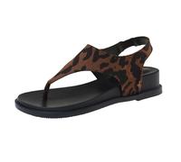 Genérico Sandalias Mujer Planas Sandalias Comodas Mujer Chanclas de Verano Estilo Vacaciones con Tacón Inclinado Que Aumentan La Altura,Gruesa Retro Y Hebilla Metálica Sandalia 42 (Grey,40)