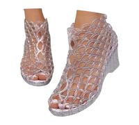 Genérico Sandalias Mujer Plataforma,Sandalias De Moda Para Verano CóModas Transpirables Con Tiras En Los Dedos Informales Sin Cordones