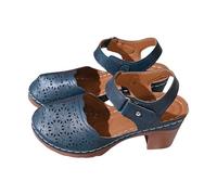 Genérico Sandalias Mujer Sandalia Cómodas Para Mujeres Con Tacos Gruesos De Pisada Fluida, Estilo Clásico Atemporal, No Quedan Obsoletos Con El Cambio De Tendencias Estéticas Temporales