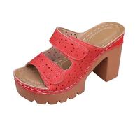 Genérico Sandalias Mujer Sandalia De Tacón Alto Cómodas Para Mujeres, tendencia clásica que nunca queda obsoleta en el sector del calzado femenino