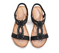 Genérico Sandalias mujer sandalias con cuña sandalia plataforma mujer abiertas estilo bohemio casual fáciles de combinar con ropa holgada sandalia
