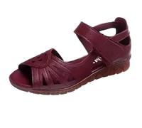 Genérico Sandalias Mujer Sandalias Cuña Mujer Calzado Fresco Moda Casual Versátil Plana Transpirable Cómodo Antideslizante Resistente Suela Silenciosa Ideal Para Oficinas Bibliotecas Tranquilas
