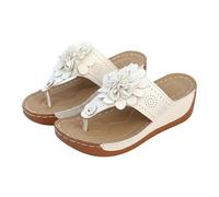 Genérico sandalias mujer,sandalias dedo cuña,Diseño neutro para atuendos de paseos casuales después de visitas a centros culturales