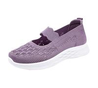 Genérico sandalias mujer Sandalias Mujer Comodas Plano Antideslizantes Sandalia Ancha Ortopedicas Deportiva Ergonómicas Respetuosas Trekking Zapato Horma Ancha Sapatilhas Bonitas Púrpura