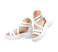 Genérico Sandalias Mujer Sandalias Mujer Comodas, Sandalia Mujers Verano Sandalias De Tira Única Flexibles Suela Gruesa Estilo Clásico Secado Rápido Resistentes Al Desgaste Ligeras