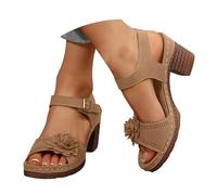 Genérico Sandalias Mujer Sandalias Mujer Comodas, Sandalia Mujers Verano Sandalias De Tira Única Material Suave Antideslizantes Suela GruesaDiseño Ergonómico Color Sólido Minimalistas