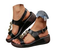 Genérico Sandalias Mujer Sandalias Mujer Comodas, Sandalia Mujers Verano Sandalias De Tira Única Material Suave Diseño Moderno Diseño Ergonómico Sin Dolor De Pie Minimalistas Casuales De Playa