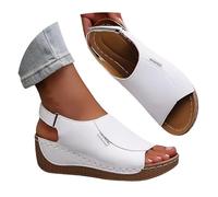 Genérico Sandalias Mujer Sandalias Mujer Comodas, Sandalia Mujers Verano Sandalias De Tira Única Suela Gruesa Estilo Vintage Secado Rápido Resistentes Al Desgaste Ligeras No Rozan Clásico