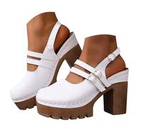 Genérico Sandalias Mujer Sandalias Mujer Comodas, Sandalia Mujers Verano Sandalias De Tira Única Suela Gruesa Estilo Clásico Secado Rápido Resistentes Al Desgaste Ligeras No Rozan Estilo Clásico