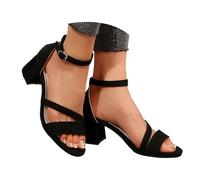 Genérico Sandalias Mujer Sandalias Mujer Comodas, Sandalia Mujers Verano Sandalias De Tira Única Tacón Grueso Con Soporte del Arco Ajustables Casuales Minimalistas Bohemias Para Fiesta