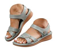Genérico Sandalias Mujer Sandalias Mujer Comodas, Sandalia Mujers Verano Sandalias De Tira Única Verano 2026 Suela Gruesa Estilo Clásico Secado Rápido Resistentes Al Desgaste Flexibles