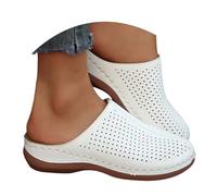 Genérico Sandalias Mujer Trekking,Sandalias De Plataforma De Verano Caladas Sin Cordones Para Playa Informales CóModas Y Anchas